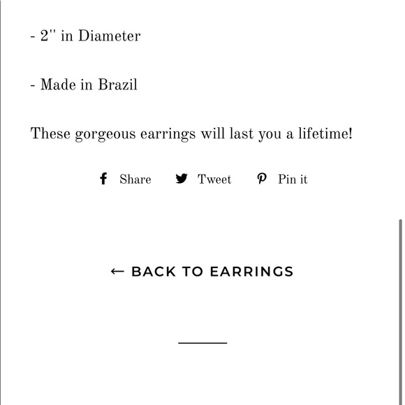 - 2 inch 18K gold filled hoops - Picture 4 of 4